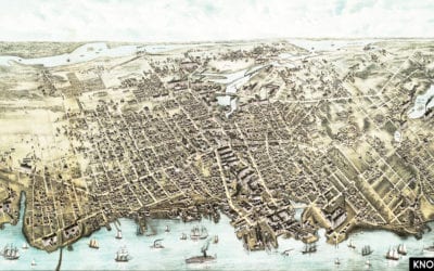 Amazing old map of Fall River, Massachusetts from 1877