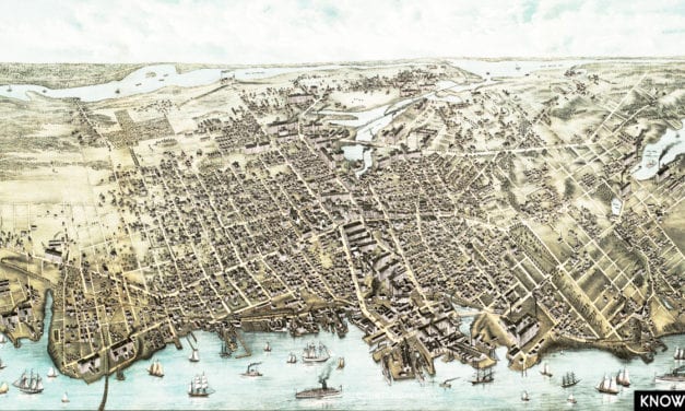 Amazing old map of Fall River, Massachusetts from 1877