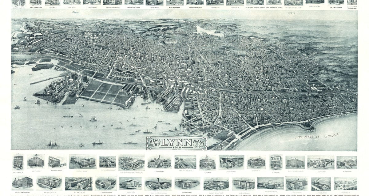 This is how Lynn, Massachusetts looked in 1916