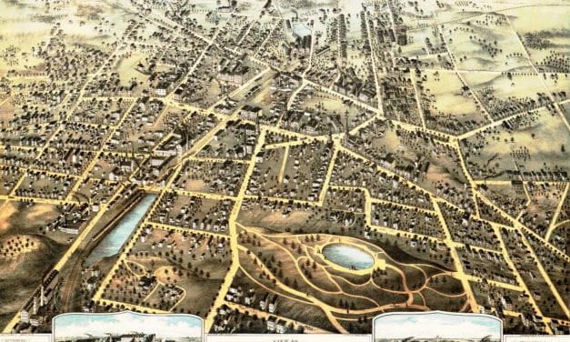 Amazing old map of New Britain, Connecticut from 1875