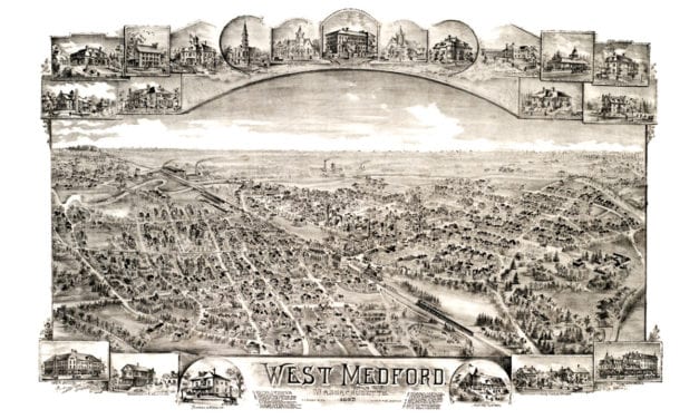 This is how West Medford, Massachusetts looked in 1897