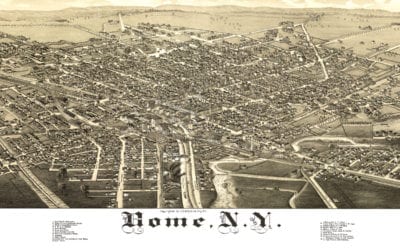 Amazing old map of Rome, New York from 1886