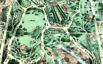 Beautifully designed map shows Central Park in the 1800’s
