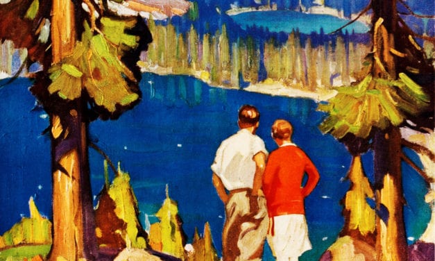 3 beautiful vintage Lake Tahoe travel posters