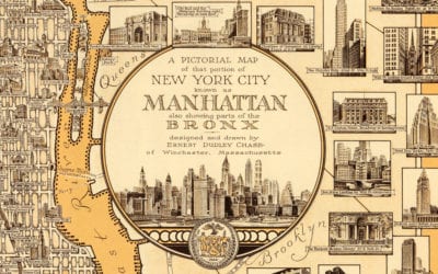 Amazing old map of Manhattan from 1939