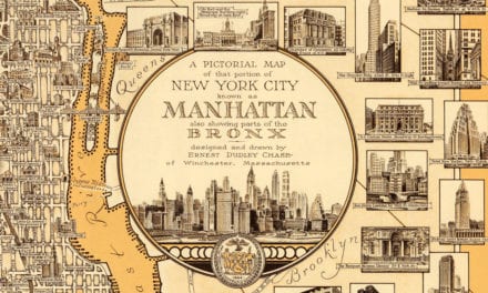 Amazing old map of Manhattan from 1939