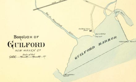 Historical map of Guilford, Connecticut created in 1893