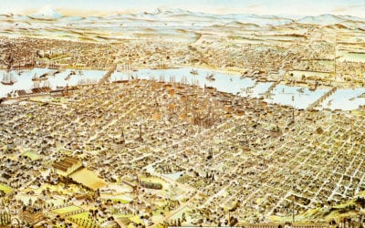 Amazing old map of Portland, Oregon from 1890