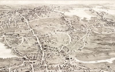 Historical map of Weymouth, Massachusetts from 1880
