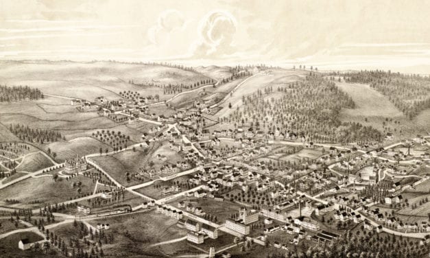 Old map of Ashburnham, Massachusetts from 1886