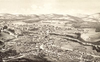 Beautifully detailed map of Goffstown, NH from 1887