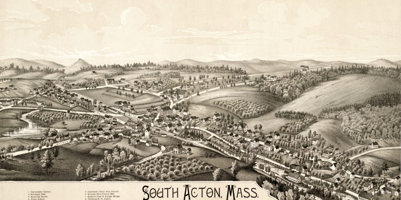 Exploring South Acton, Massachusetts in 1886