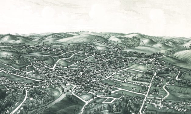 Historic old map of White Plains, New York from 1887