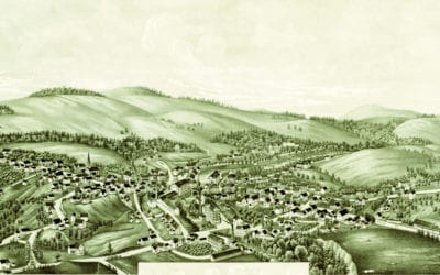 Stunning old map of Greenville, New Hampshire from 1886