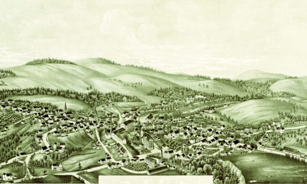 Stunning old map of Greenville, New Hampshire from 1886