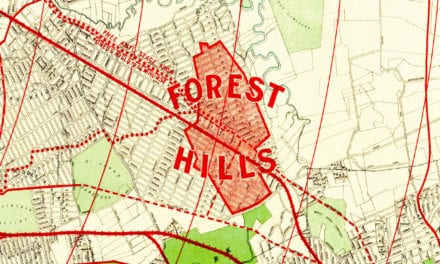 Beautifully restored map of Forest Hills, Queens from 1908