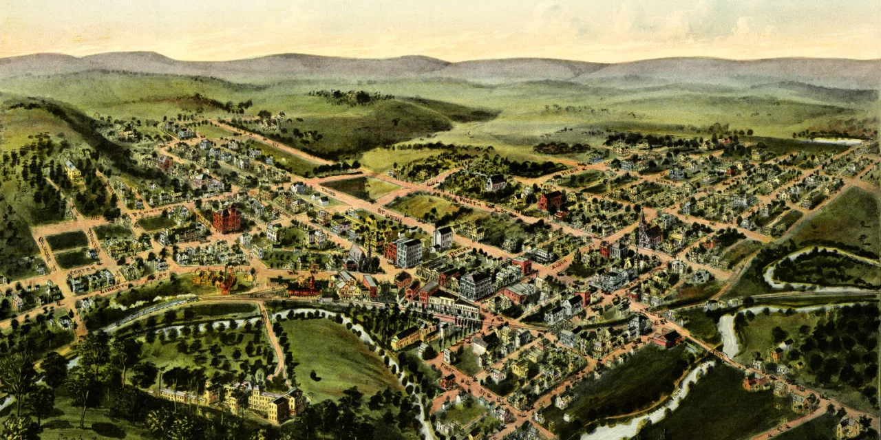 map of oakland maryland Beautiful Bird S Eye View Of Oakland Maryland From 1906 Knowol map of oakland maryland