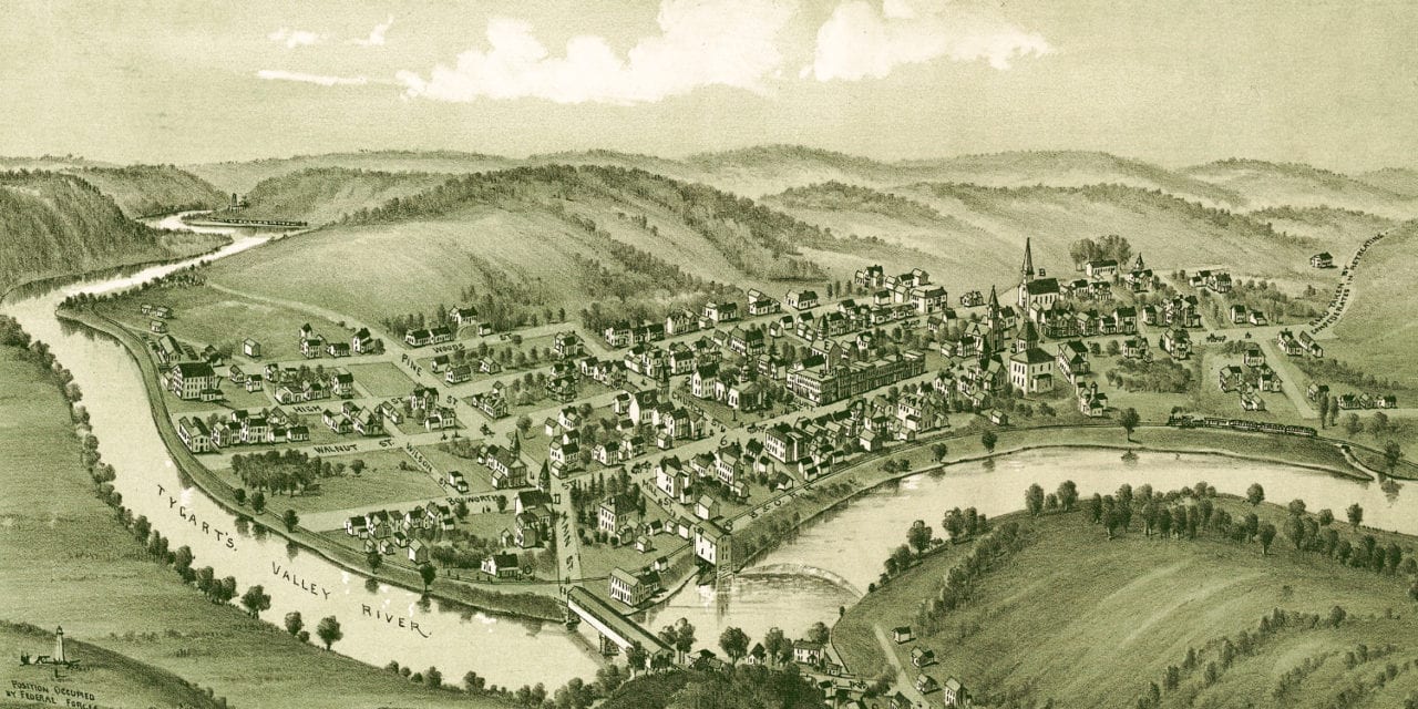 Historic old map of Philippi, West Virginia in 1897