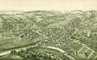 Beautifully restored old map of Turtle Creek, PA from 1897