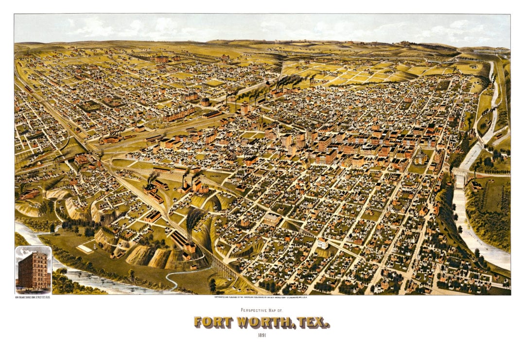Fort Worth TX 1891 SM KNOWOL