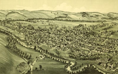 Old map reveals bird’s eye view of Ligonier, Pennsylvania in 1900