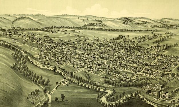Old map reveals bird’s eye view of Ligonier, Pennsylvania in 1900