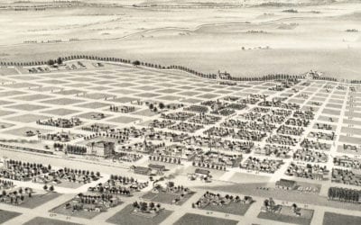 Beautifully restored map of Merced, California from 1888