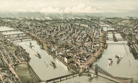 Beautifully restored map of Pittsburgh, PA from 1902
