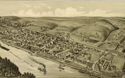 Beautifully restored map of Roscoe, PA from 1902