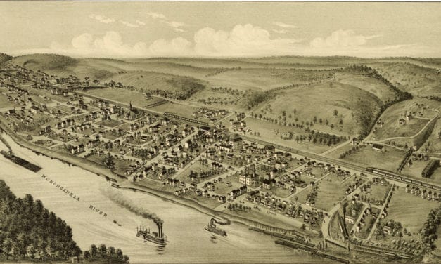 Beautifully restored map of Roscoe, PA from 1902