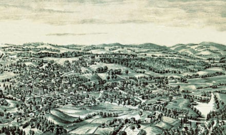 Beautiful bird’s eye view of Terryville, Connecticut from 1894