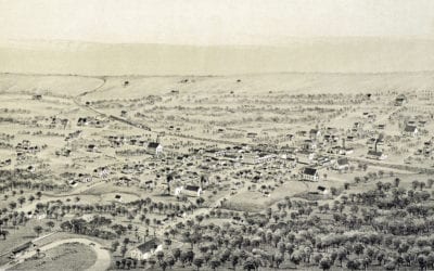 Beautifully restored map of Alvord, Texas from 1890