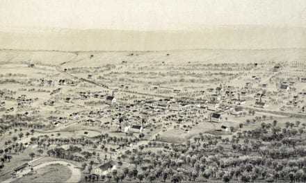 Beautifully restored map of Alvord, Texas from 1890