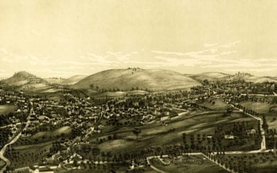 Beautifully restored map of Groton, Massachusetts from 1886