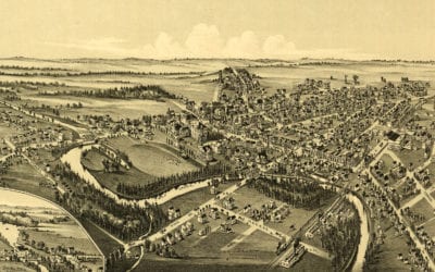 Historic map of Grove City, Pennsylvania from 1901
