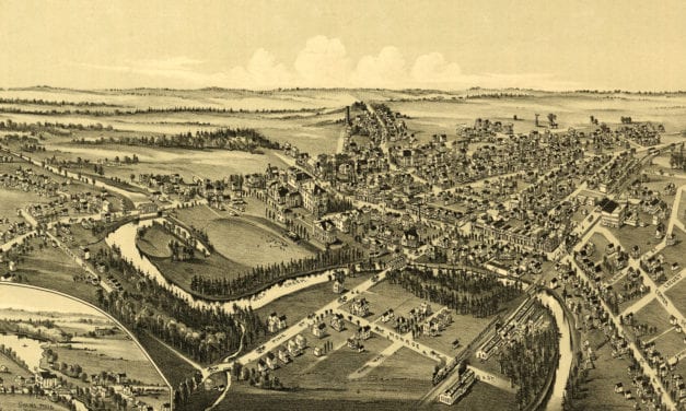 Historic map of Grove City, Pennsylvania from 1901