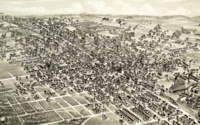 Historic map of Hazleton, Pennsylvania from 1884