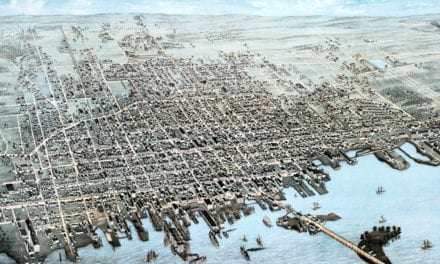 Stunning old map of New Bedford, MA from 1876