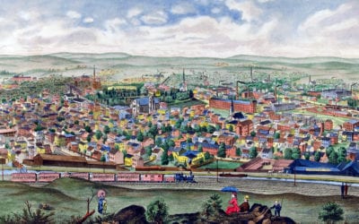Paterson, New Jersey in 1880: Restored image shows Prosperous Paterson