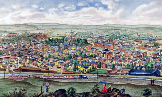 Paterson, New Jersey in 1880: Restored image shows Prosperous Paterson