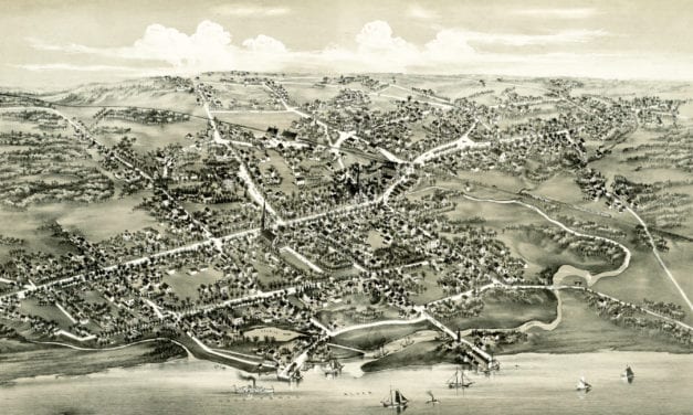 Historic map of Stratford, Connecticut from 1882