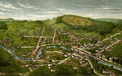 Bird’s Eye View of Winchester, New Hampshire in 1887