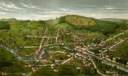 Bird’s Eye View of Winchester, New Hampshire in 1887