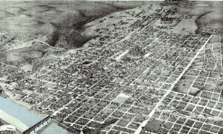 Historic Bird’s Eye View of Austin, Texas in 1887