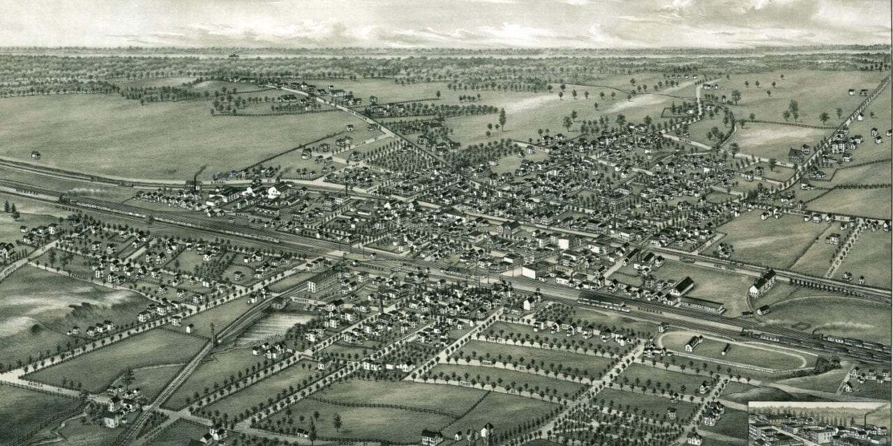 Beautifully restored map of Canastota, New York from 1885