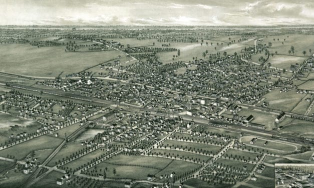 Beautifully restored map of Canastota, New York from 1885