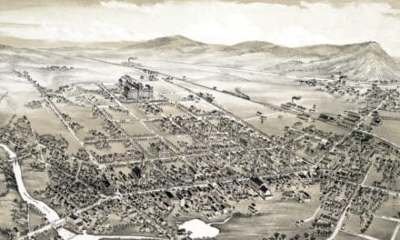 Beautifully restored map of Hackettstown, NJ from 1883