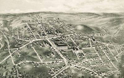 Historic old map of North Brookfield, Mass from 1878