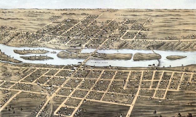 Historic old map of Batavia, Illinois from 1869