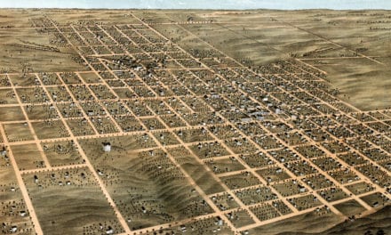 Beautifully restored map of Monmouth, Illinois from 1869